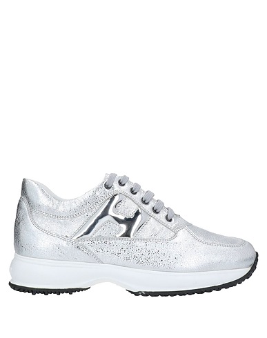 HOGAN Sneakers JUNIOR Silver Soft Leather