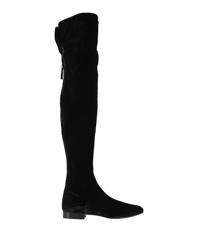 ALBERTA FERRETTI Boots Black Textile fibers
