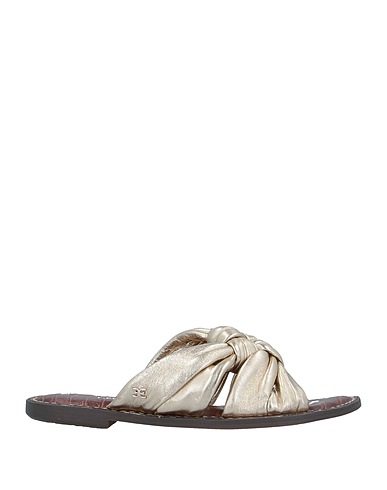 SAM EDELMAN Sandals Platinum Leather