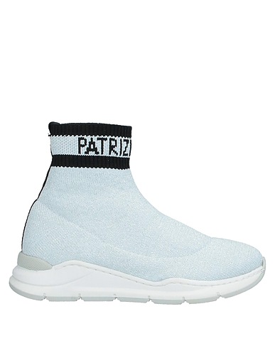 PATRIZIA PEPE Sneakers Silver Textile fibres