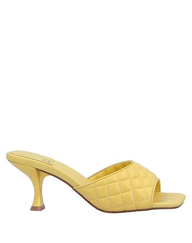 JEFFREY CAMPBELL Sandals Yellow Leather