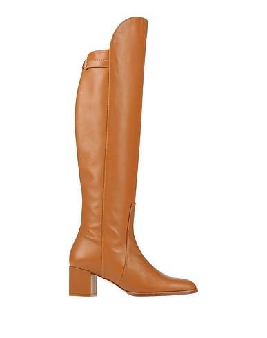 ELISABETTA FRANCHI Boots Camel Leather