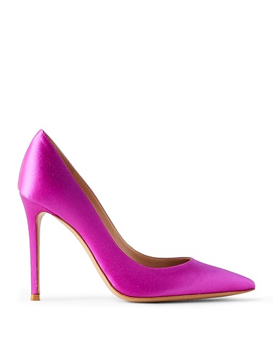 GIANVITO ROSSI Court Magenta Textile fibres