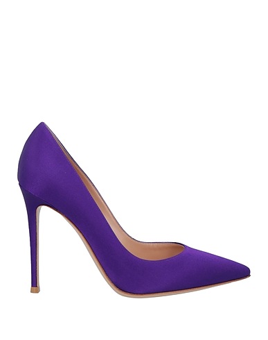 GIANVITO ROSSI Court Purple Textile fibres