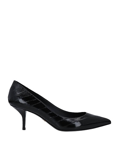 DOLCE&GABBANA Pump Black Leather