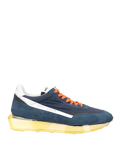 RBRSL RUBBER SOUL Sneakers Midnight blue Soft Leather, Textile fibers
