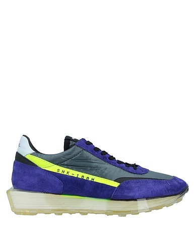 RBRSL RUBBER SOUL Sneakers Blu china Pelle, Fibre tessili