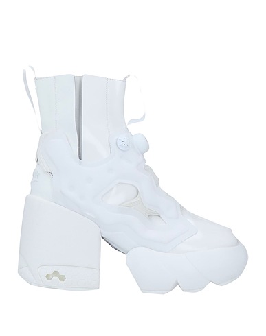 MAISON MARGIELA x REEBOK Ankle boot White Leather, Textile fibres
