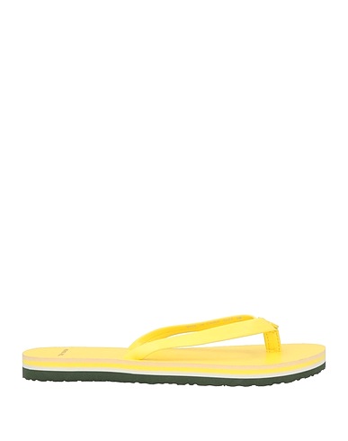 TORY BURCH Flip flops Yellow Other Fibres