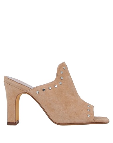 PAOLA FERRI Sandals Camel Leather