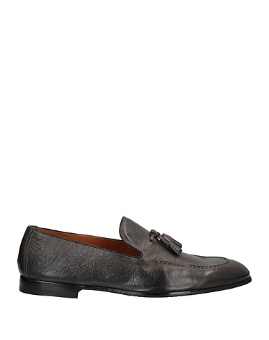 DOUCAL'S Loafers Charcoal Soft Leather