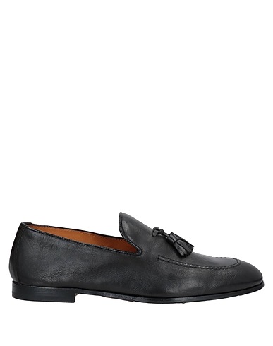 DOUCAL'S Loafers Black Soft Leather