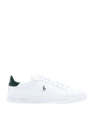 POLO RALPH LAUREN Sneakers HERITAGE COURT II NAPPA LEATHER SNEAKERS
 White 100% Soft Leather