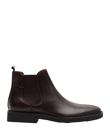 POLO RALPH LAUREN Ankle boot TALAN  CHELSEA LEATHER BOOTS
 Chocolate brown 100% Cowhide