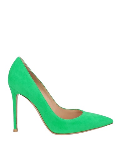 GIANVITO ROSSI Court Green Leather