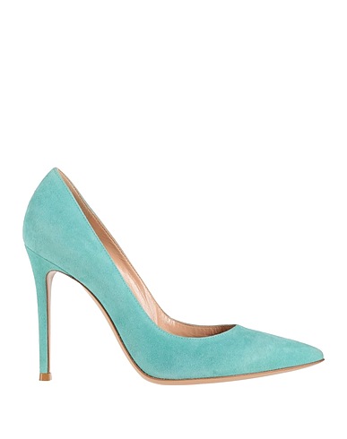 GIANVITO ROSSI Court Sky blue Leather