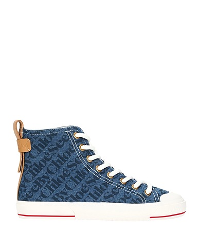 SEE BY CHLOÉ Sneakers ARYANA SNEAKERS
 Blau Gewebefasern, Leder