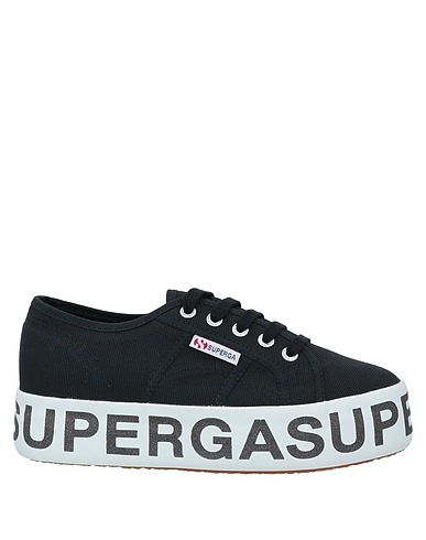 SUPERGA Sneakers Black Textile fibres