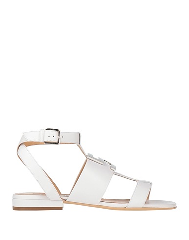 SERGIO ROSSI Sandals White Leather