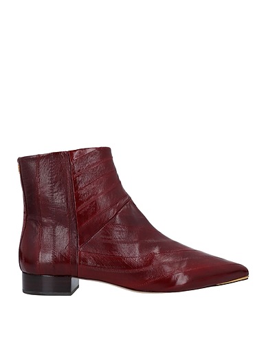 TORY BURCH Ankle boot Burgundy Leather