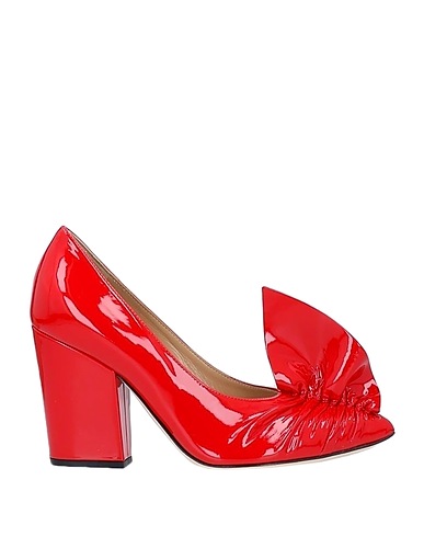 SERGIO ROSSI Pump Red Soft Leather