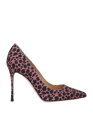 SERGIO ROSSI Pump Antique rose Textile fibers