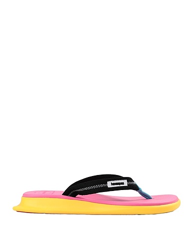 HAVAIANAS Flip flops Black Rubber, Textile fibres