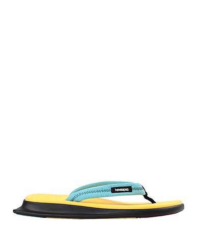 HAVAIANAS Sandalias de dedo Azul turquesa Goma, Fibras textiles