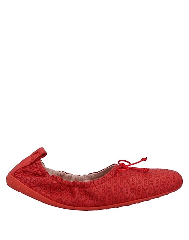 TOD'S HAPPY MOMENTS by ALBER ELBAZ Ballet flats Red Leather