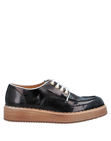 BARRACUDA Laced shoes Black Soft Leather