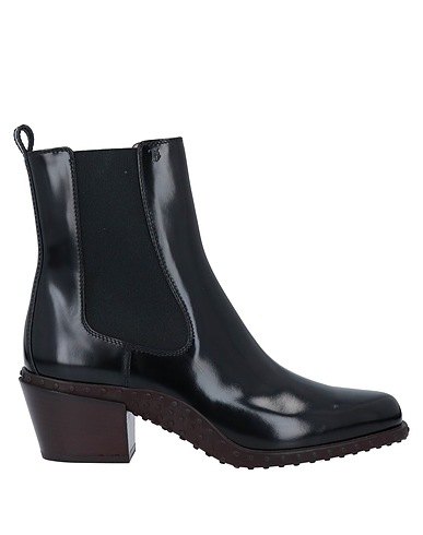 TOD'S 미들 부츠 블랙 가죽