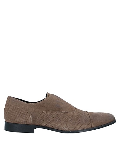 GREY DANIELE ALESSANDRINI Chaussures à lacets Kaki Cuir
