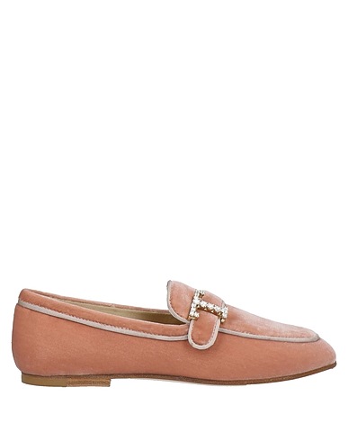 TOD'S モカシン ペールピンク 紡績繊維