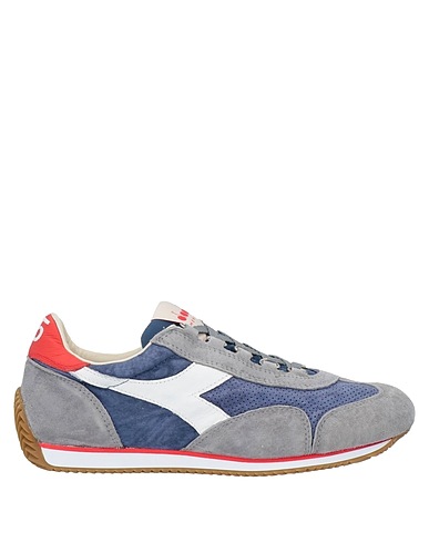 DIADORA HERITAGE Sneakers Blue Soft Leather, Textile fibers