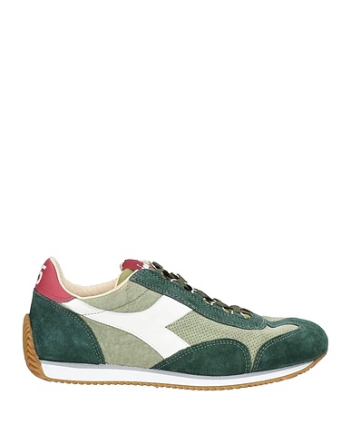 DIADORA HERITAGE Sneakers Dunkelgrün Leder, Gewebefasern