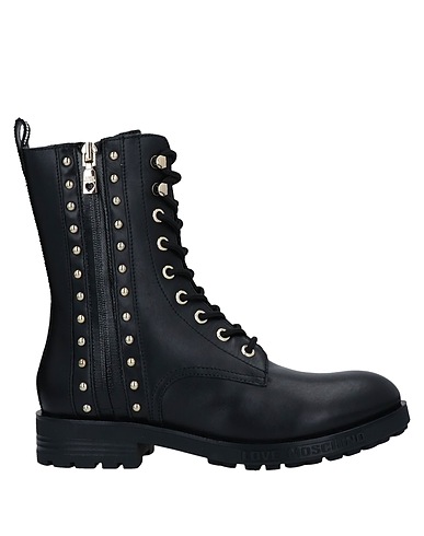 LOVE MOSCHINO Ankle boot Black Calfskin