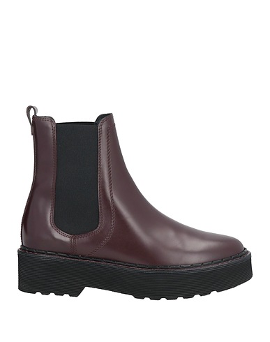 TOD'S Ankle boot Plum Soft Leather