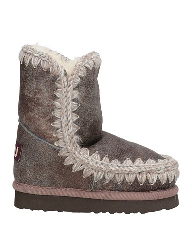 MOU Ankle boot Charcoal Sheepskin, Wool