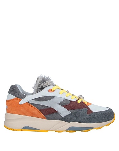 DIADORA HERITAGE Sneakers Light grey Leather, Textile fibres