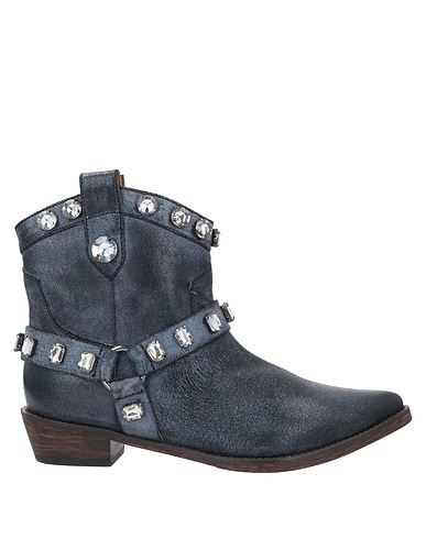 CORAL BLUE Ankle boot Charcoal Textile fibers