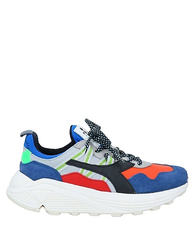 DIADORA HERITAGE Sneakers Midnight blue Soft Leather, Textile fibres