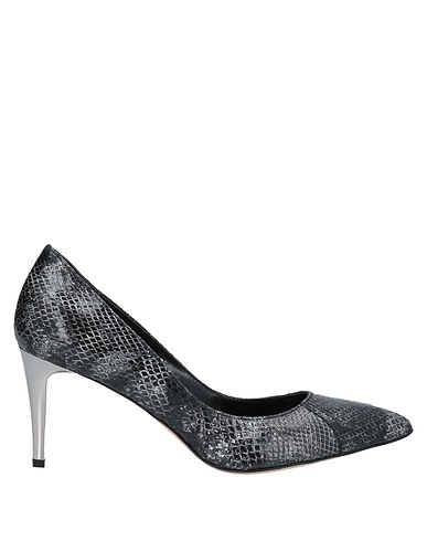 ROBERTO BOTTICELLI Court Black Python skin
