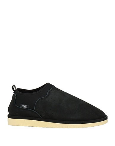 SUICOKE Ankle boot Black Leather, Textile fibers