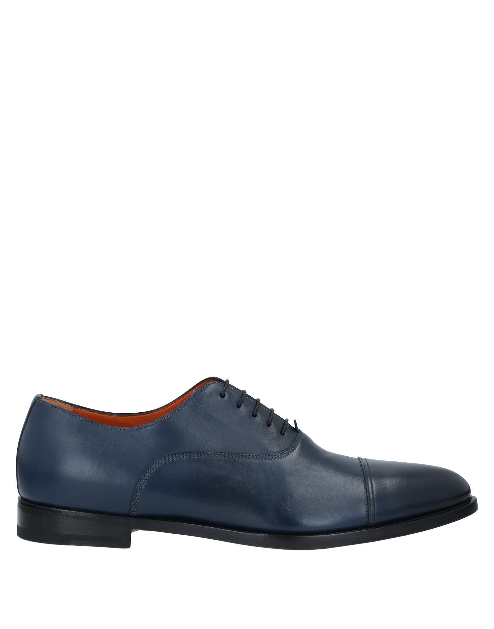 SANTONI Footwear | Midnight blue Men's Laced Shoes | YOOX