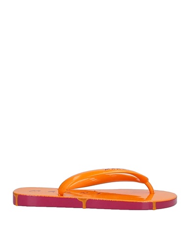 MARNI Flip flops Yellow Rubber