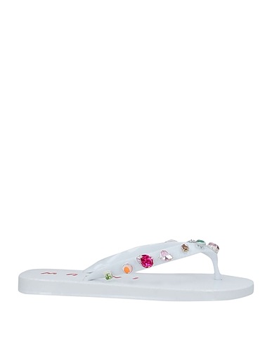 MARNI Infradito Bianco Gomma