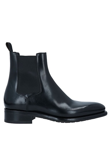 SANTONI Ankle boot Black Soft Leather