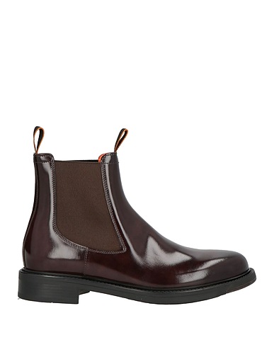 SANTONI Ankle boot Chocolate brown Leather