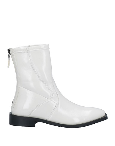 TOSCA BLU Ankle boot Ivory Textile fibres