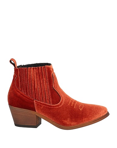 JE T'AIME Ankle boot Rust Textile fibers
